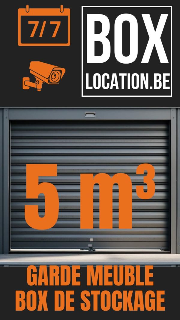 Location Box de stockage Garde-Meuble 5 m³
