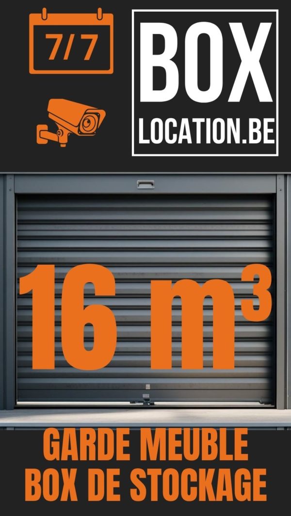 Location Box de stockage Garde-Meuble 16m³